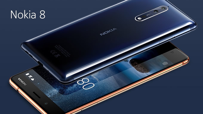 Nokia 8 takes its first bite of Oreo